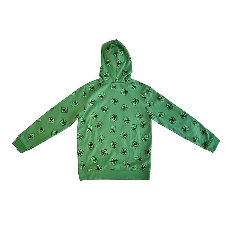 Minecraft Creeper Toss Long Sleeve Hoodie