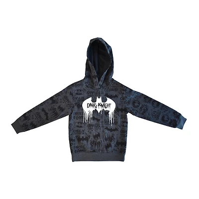 Sweat à capuche à manches longues Batman Dark Knight pour garçon