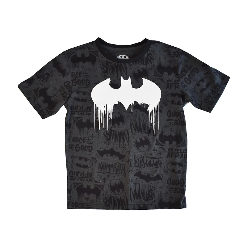 Boys Batman Dark Knight Short Sleeve T-Shirt
