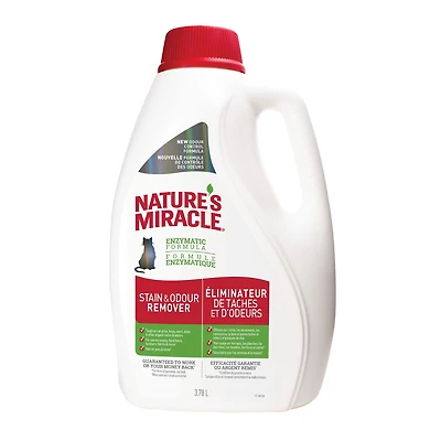 Nature’s Miracle Éliminateur de Taches et D'odeurs pour Chats, 3.78L
