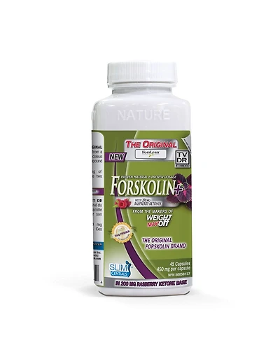 SlimCentials® FORSKOLIN+ with Razpberi-K Dual Belly Fat Melting Remedy Capsules