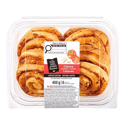 Your Fresh Market Calzone Pinwheels, 8 pieces, 400 g total