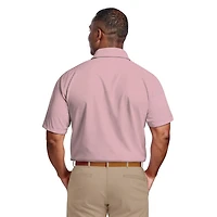 PGA Tour Course Essentials Men's Fine Line Feeder Stripe Polo