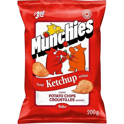 Munchies Tangy Ketchup Flavoured Potato Chips, 200 g.