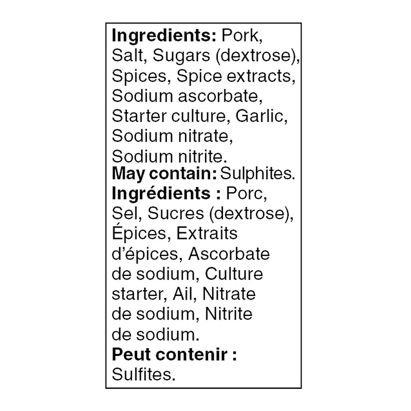 Your Fresh Market Hot Genoa Salami, 100 g