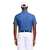 IZOD POLO À MANCHES COURTES ET MOTIF POUR HOMME