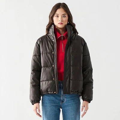 Devoted long sleeve puffer jacket
