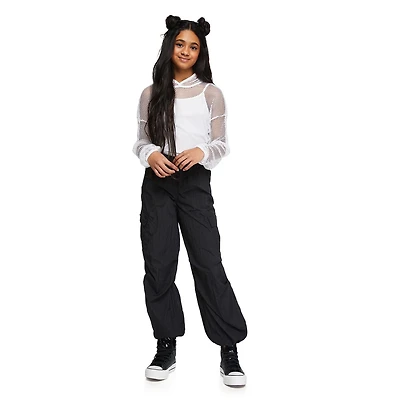 My Sister's Closet Girls' Parachute Cargo Pant
