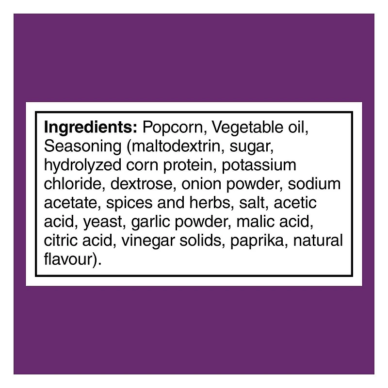 Munchies Deliciously All Dressed Flavoured Popcorn, 140 g.