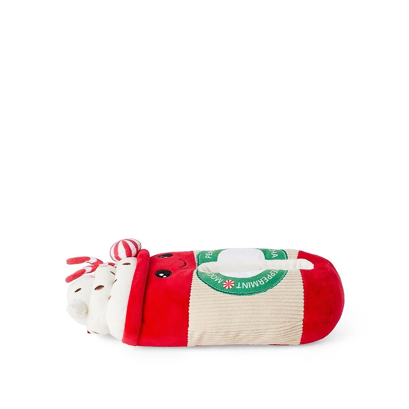 Time and Tru Women's Holiday Drink Slippers