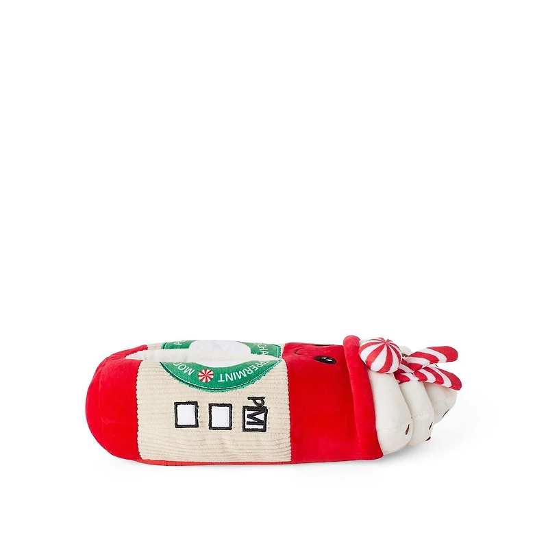 Time and Tru Women's Holiday Drink Slippers