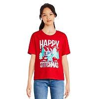 Disney Girls' Stitch Short Sleeve Tee, Sizes XS-XL