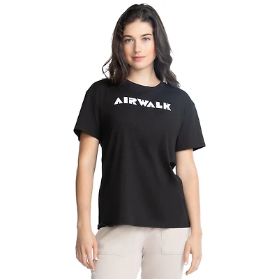 AIRWALK WOMENS JERSEY LOGO TEE, Sizes XS – XXL