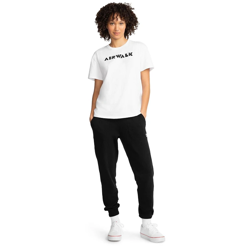AIRWALK WOMENS JERSEY LOGO TEE, Sizes XS – XXL