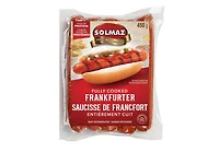 Solmaz Halal Saucissons Frankfurter Entièrement cuit 450gr