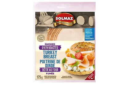 Solmaz Poitrine de Dinde Rôtie au Four et Fumée 175gr