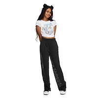 My Sister's Closet Girls' Side Ruched Graphic Tee