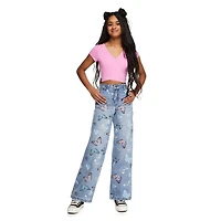 Jean utilitaire large à la jambe My Sister’s Closet pour filles