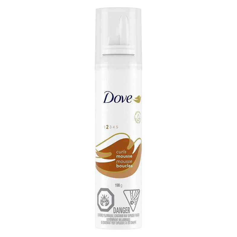 Mousse Dove Style+Care Nourrisantes pour boucles 198 g de mousse
