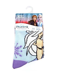 Paquets de trois chaussettes imprimées pour les filles de Frozen 2