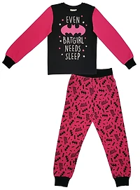 Batman Ensemble de pyjama 2 pièces à manches longues pour fille