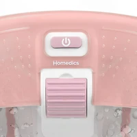 Homedics Bubble Bliss® Deluxe Foot Spa - Pink