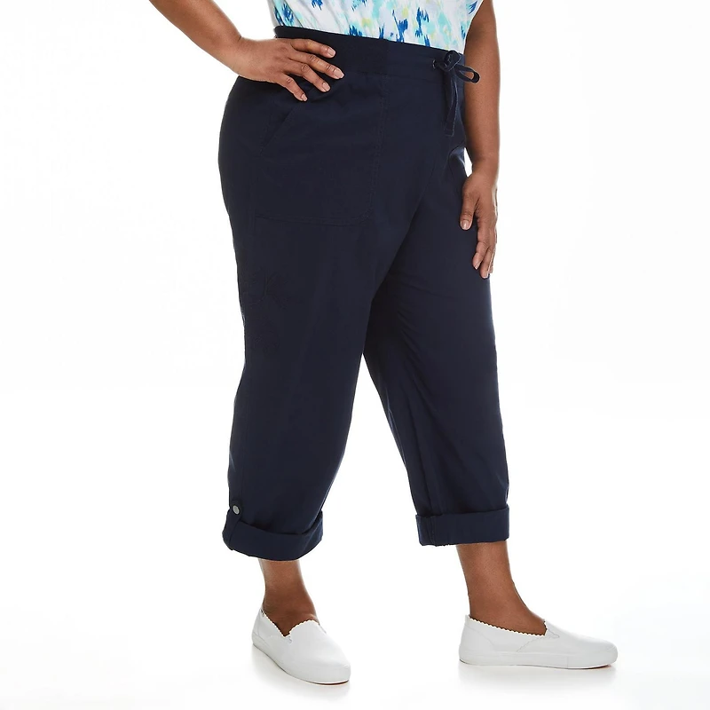 Pantalon convertible avec broderie Penmans Plus pour femmes