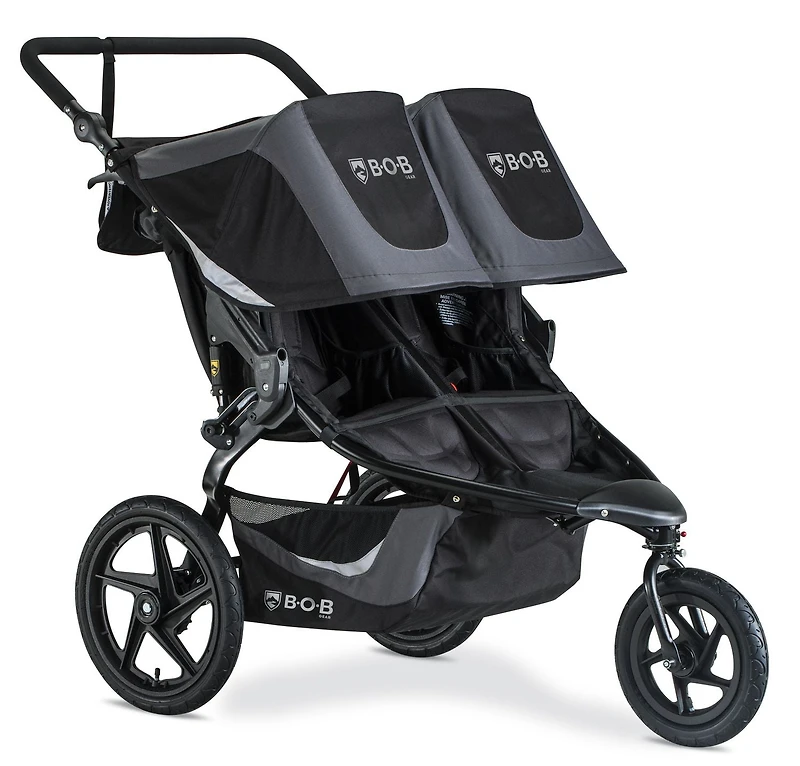 Poussette de Jogging Revolution Flex 3.0 Duallie, Graphite Black de BOB Gear
