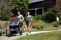 Poussette de Jogging  Revolution Flex 3.0 Duallie, Graphite Black de BOB Gear