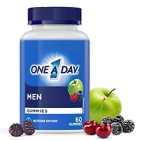 Gummies multivitamines One A Day pour hommes – Gummies multivitamines quotidiennes pour hommes avec des vitamines A, C D et E et du zinc, biotine, et sélénium