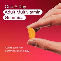 Gummies multivitamines One A Day pour adultes – Gummies multivitamines quotidiennes pour les hommes et les femmes; contiennent des vitamines A, B6, B12, C, D et E, biotine et zinc 60 gummies