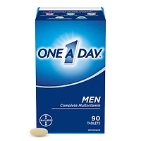 Multivitamines One A Day pour hommes – Vitamines quotidiennes pour hommes, contenant des vitamines A, C et D et du zinc pour soutenir la santé immunitaire, des vitamines E et B12, du magnésium et du calcium
