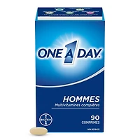 Multivitamines One A Day pour hommes – Vitamines quotidiennes pour hommes, contenant des vitamines A, C et D et du zinc pour soutenir la santé immunitaire, des vitamines E et B12, du magnésium et du calcium