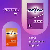 Multivitamines One A Day pour femmes – Vitamines quotidiennes pour femmes – Multivitamines pour femmes avec vitamines A, C et D, zinc pour le soutien immunitaire, vitamines E et B12, biotine, calcium et fer