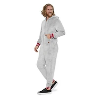 Grenouillère en flanelle à effet givré Canadiana pour hommes