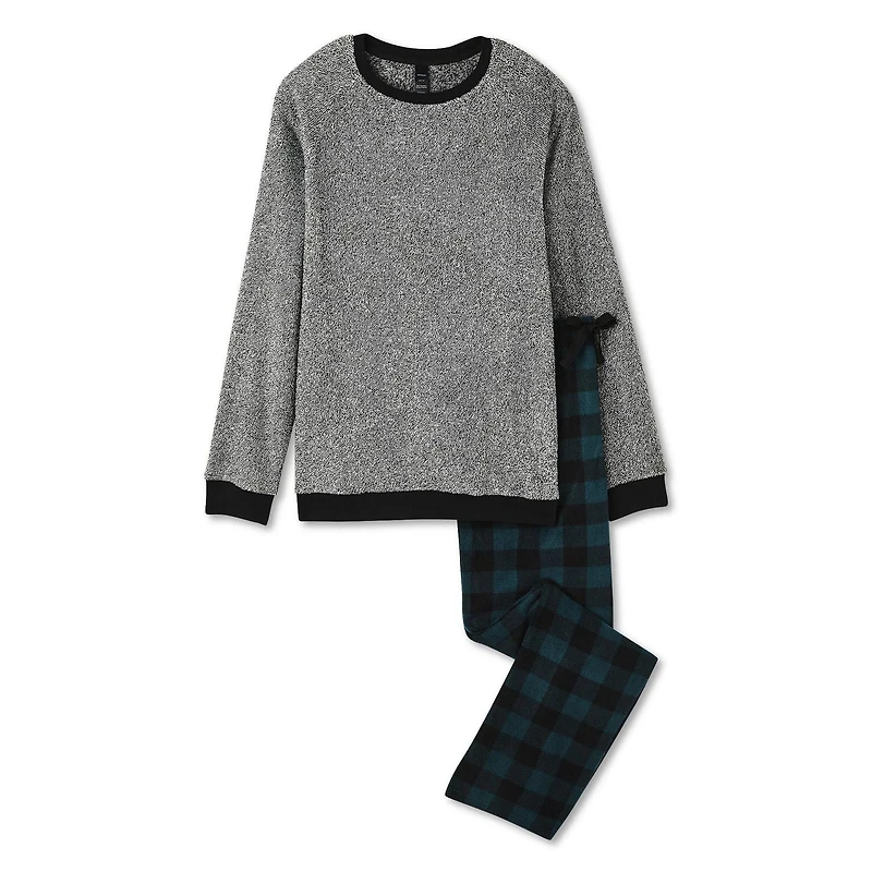 George Men's Microfleece Pajamas 2-Piece Set