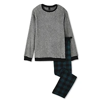 George Men's Microfleece Pajamas 2-Piece Set