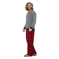 George Men's Microfleece Pajamas 2-Piece Set