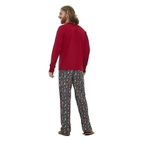 Pyjama 2 pièces des fêtes George pour hommes