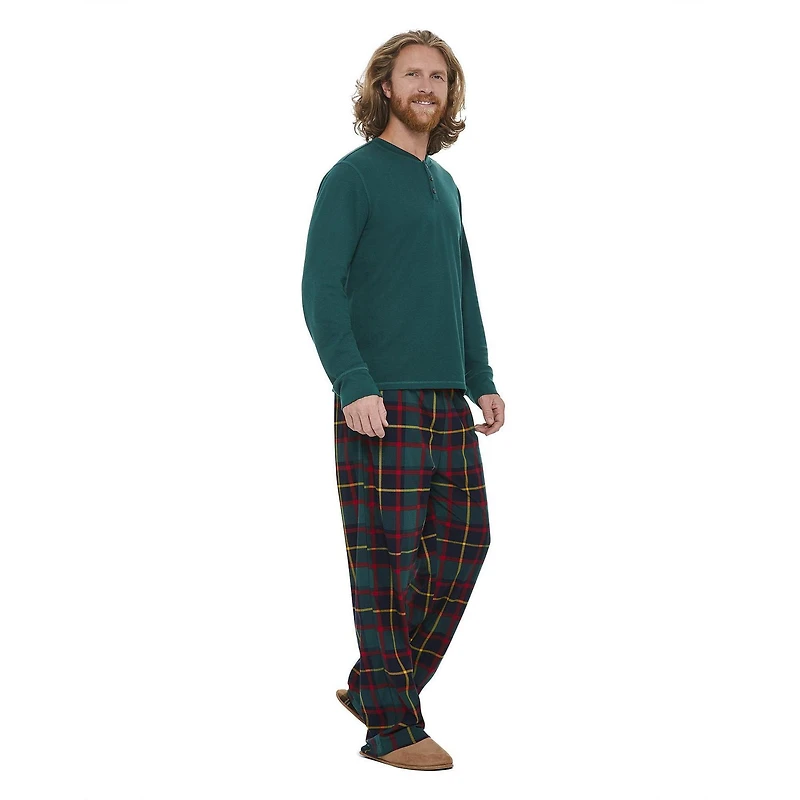 George Men's Holiday Pajamas 2-Piece Set
