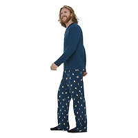 Pyjama 2 pièces des fêtes George pour hommes