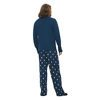 George Men's Holiday Pajamas 2-Piece Set