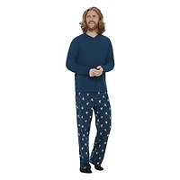 Pyjama 2 pièces des fêtes George pour hommes