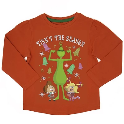 The Grinch Christmas Toddler Girl's Long Sleeve Shirt