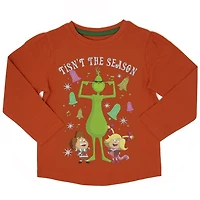 The Grinch Christmas Toddler Girl's Long Sleeve Shirt