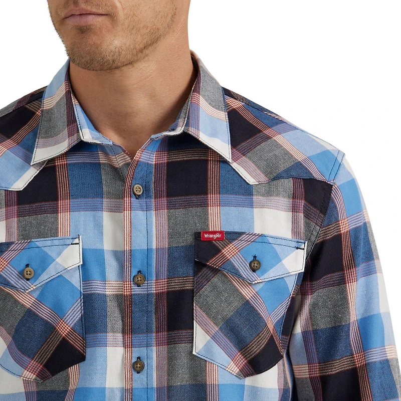 Long Sleeve Volume Fashion Toby Denim (New Rodeo) Slim Untuck Shirt