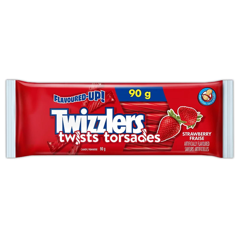 TWIZZLERS Strawberry Twists Candy, 90g