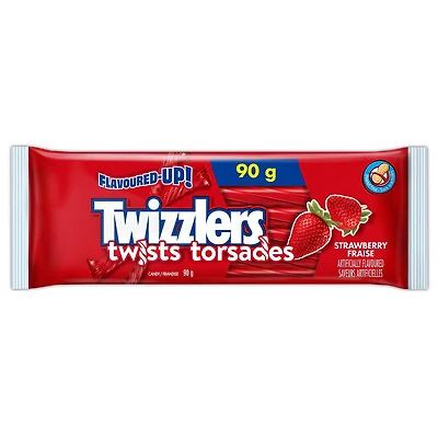 TWIZZLERS Strawberry Twists Candy, 90g