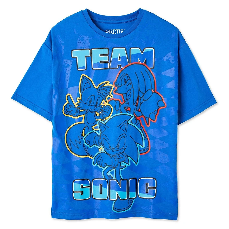 Sonic The Hedgehog Boys' Graphic Tee, Sizes XS-XL