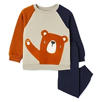 Ensemble 2 pièces avec jogger George pour petits garçons Tailles 2T-5T